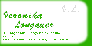 veronika longauer business card